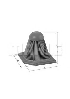 Купити LX1892 Mahle Original Автомобільний фільтр повітря